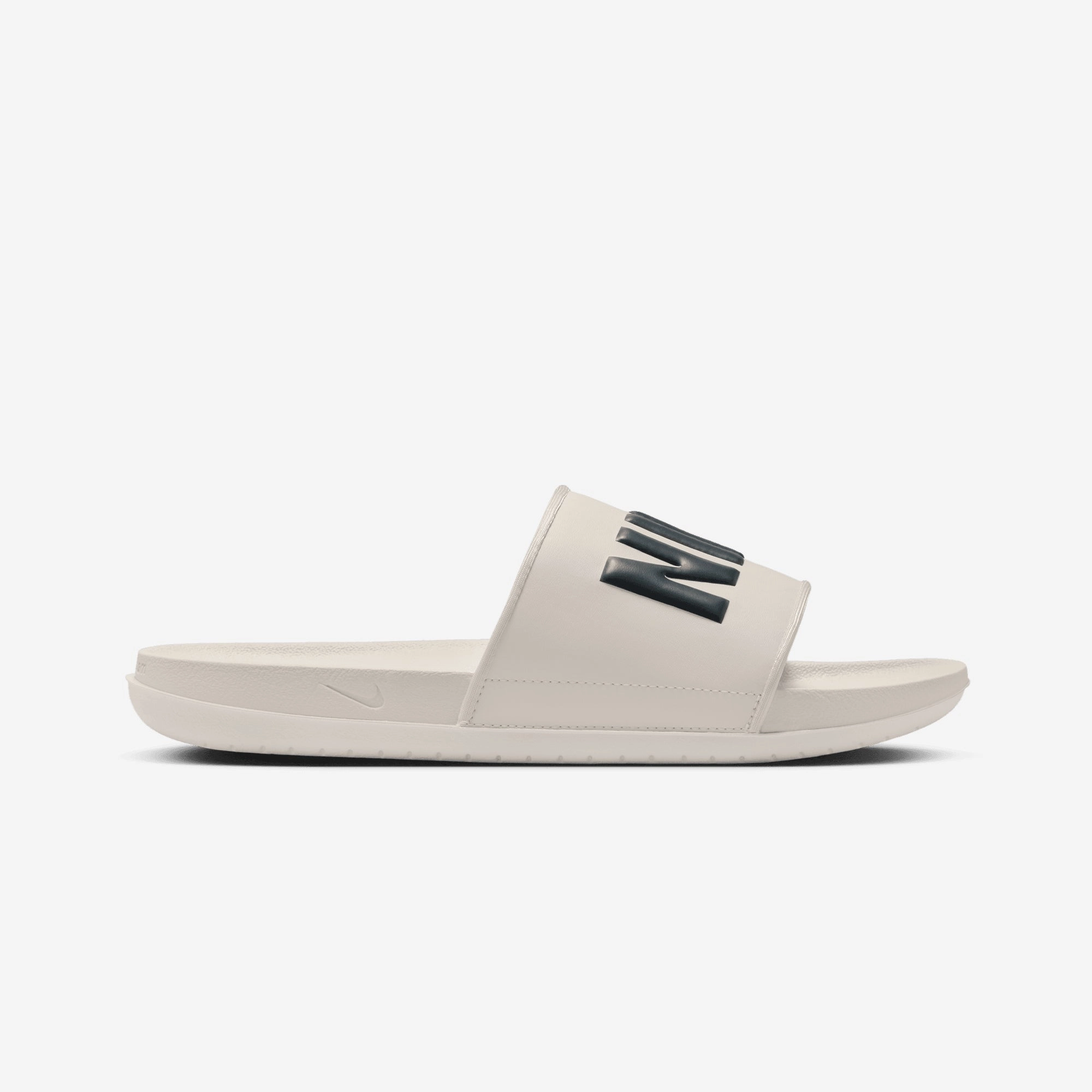 NIKE | OFFCOURT SLIDES { LT OREWOOD BRN/ARMORY NAVY-SAIL