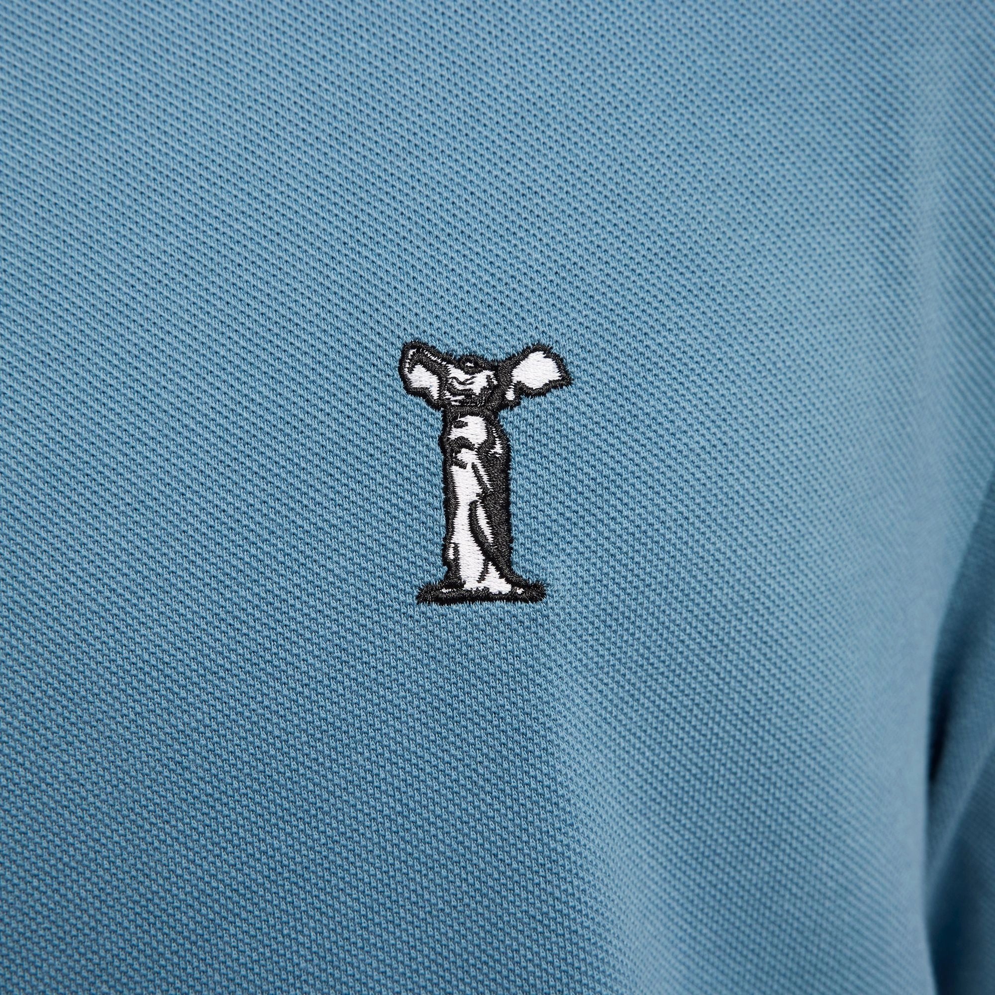 NIKE | POLO { AEGEAN STORM/BLACK/BLACK