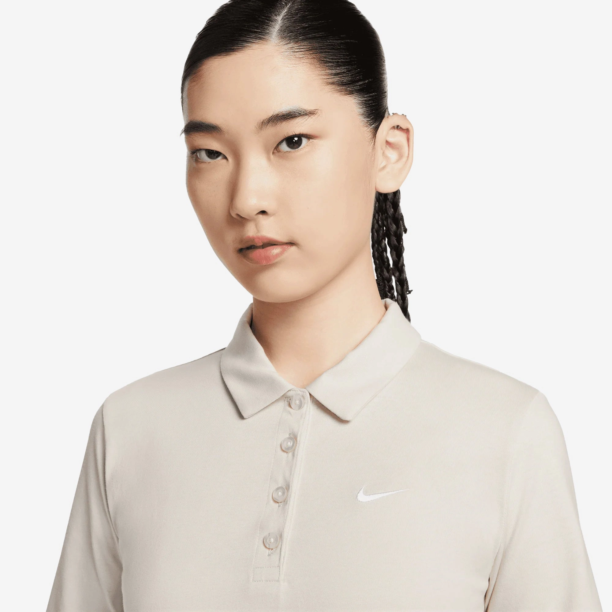 NIKE | SPORTSWEAR DRESS { LT OREWOOD BRN/WHITE