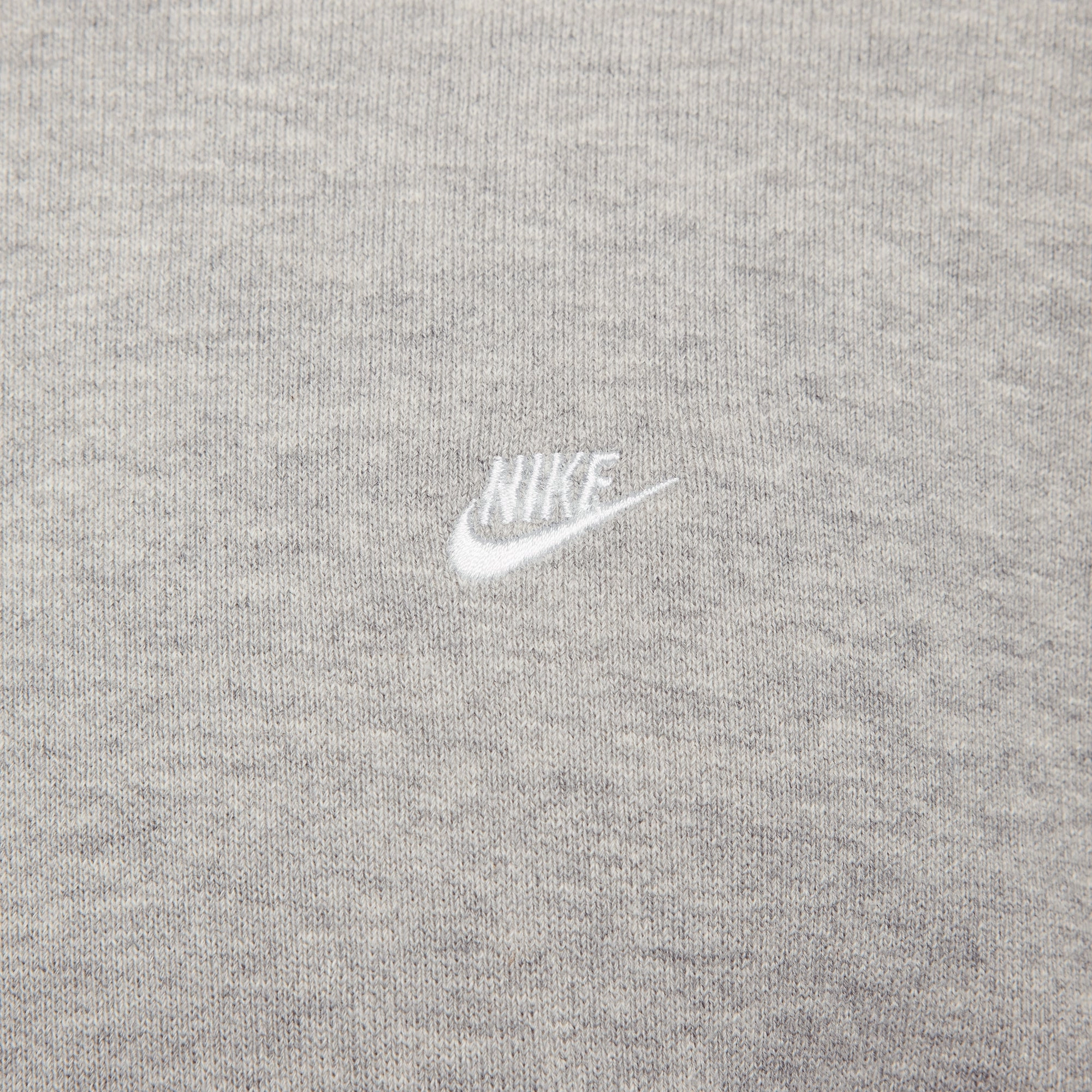 NIKE | SPORTSWEAR FRENCH TERRY SHORT-SLEEVE TOP { DK GREY HEATHER/WHITE