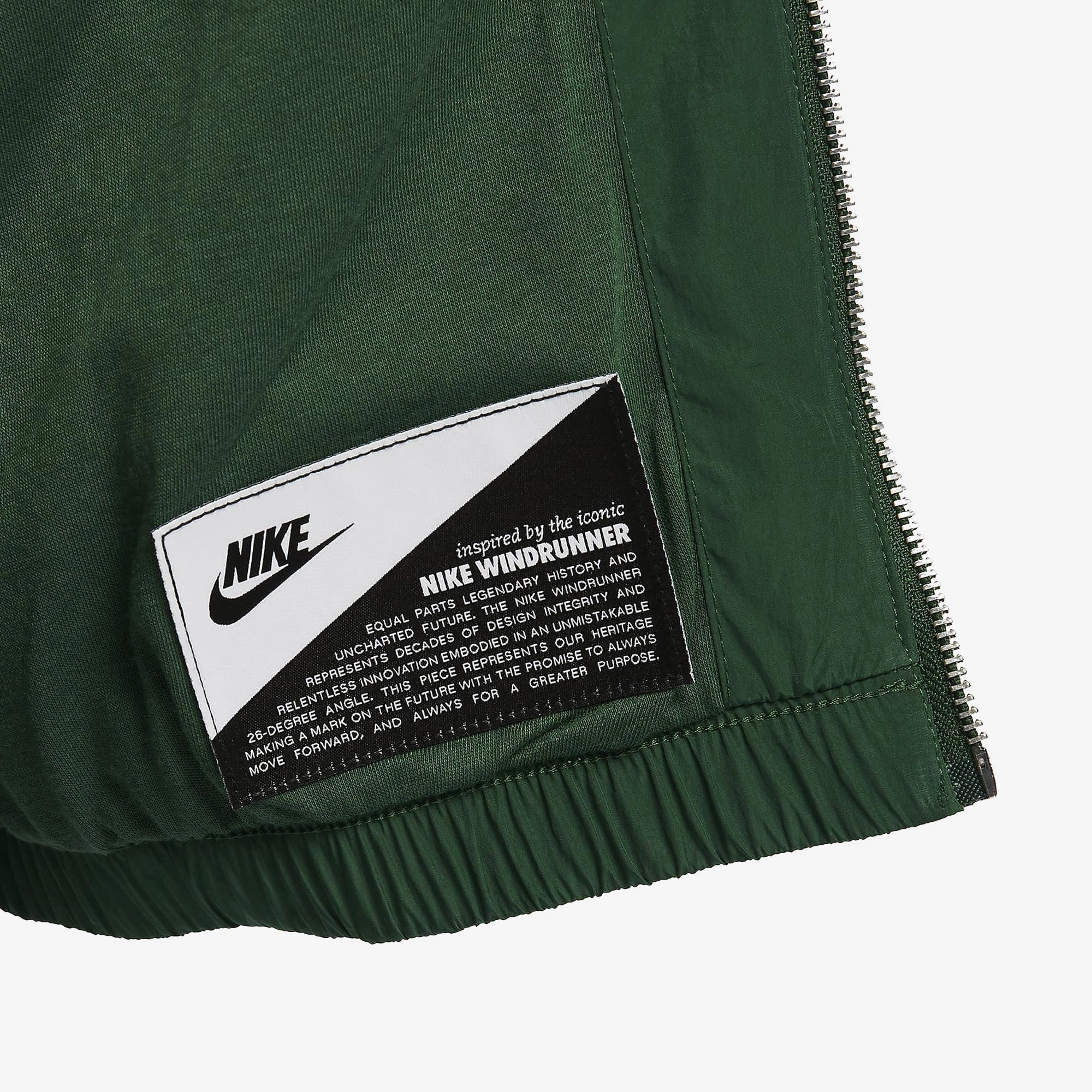 NIKE | WINDRUNNER LOOSE UV WOVEN FULL-ZIP JACKET { GORGE GREEN/SAIL