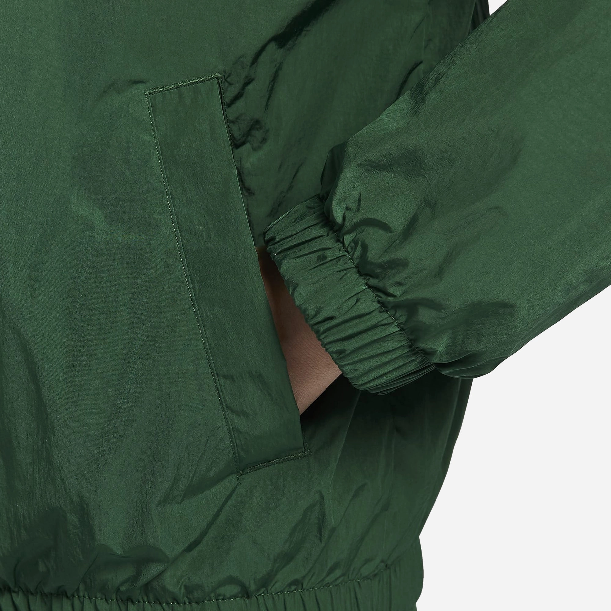 NIKE | WINDRUNNER LOOSE UV WOVEN FULL-ZIP JACKET { GORGE GREEN/SAIL
