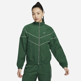 NIKE | WINDRUNNER LOOSE UV WOVEN FULL-ZIP JACKET { GORGE GREEN/SAIL