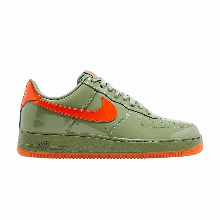 Nike Air Force 1 Low '07 Premium 'Oil Green Safety Orange'