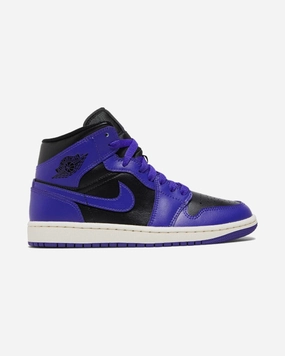 NIKE AIR JORDAN1 2022 MID WMNS PURPLE BLACK