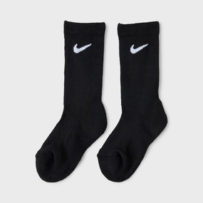 Nike Children's Mesh & Cushion Crew Socks (6 Pack) / Black