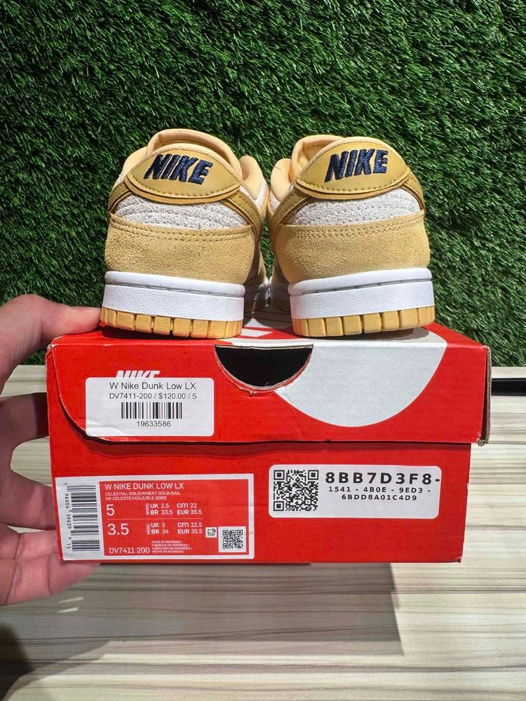 Nike Dunk Low Celestial Gold Suede (Women's) Sz 3.5M/5W..