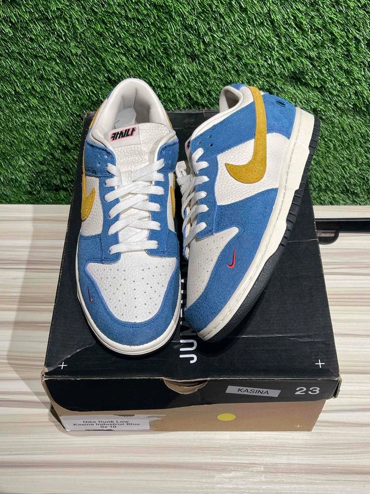 Nike Dunk Low Kasina Industrial Blue Sz 10