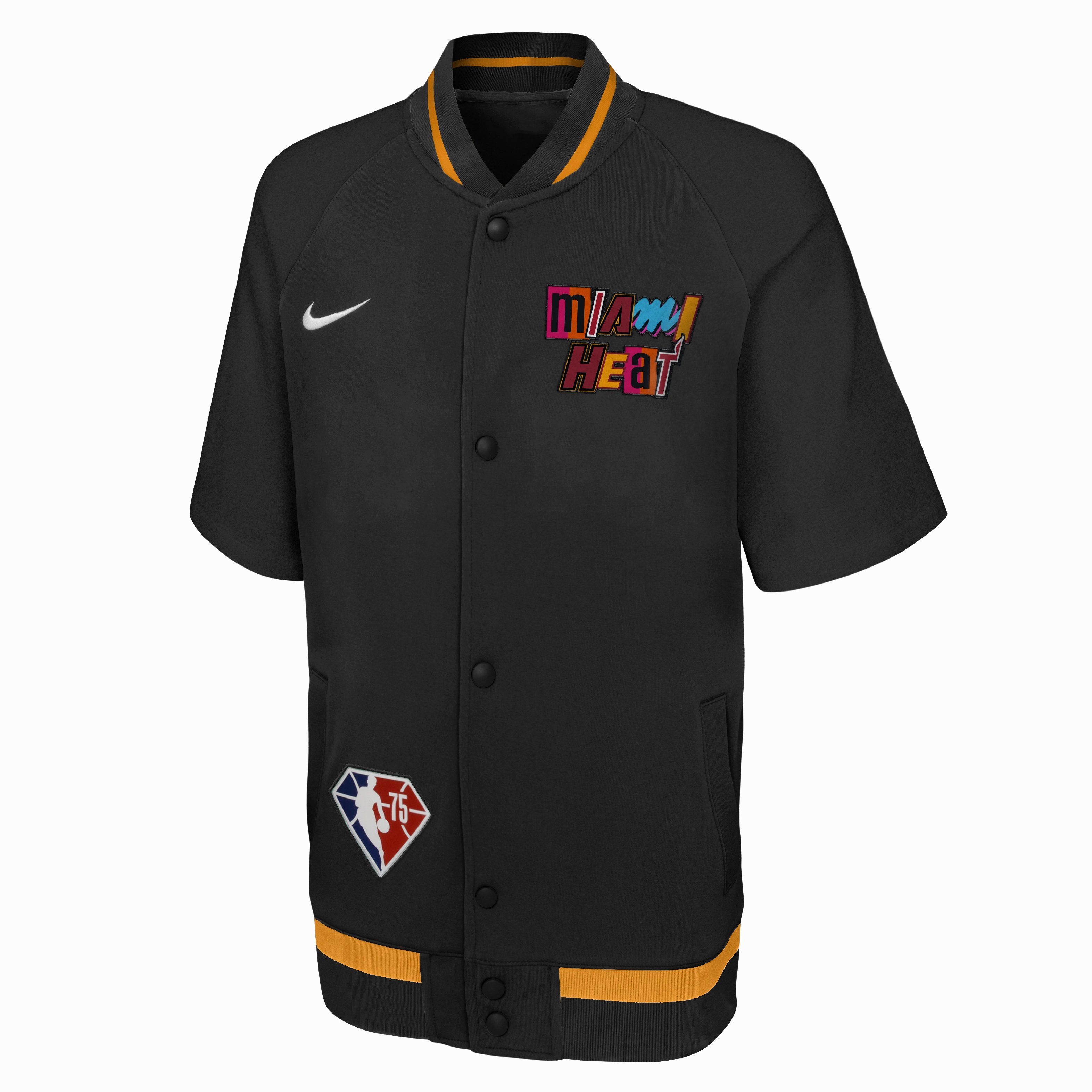 Nike Miami HEAT Mashup Showtime Short-Sleeve Youth Jacket