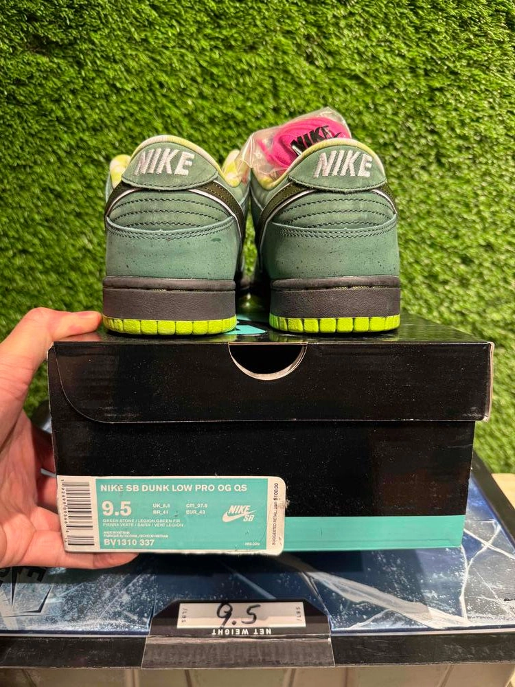 Nike SB Dunk Low Concepts Green Lobster (Special Box) Sz 9.5