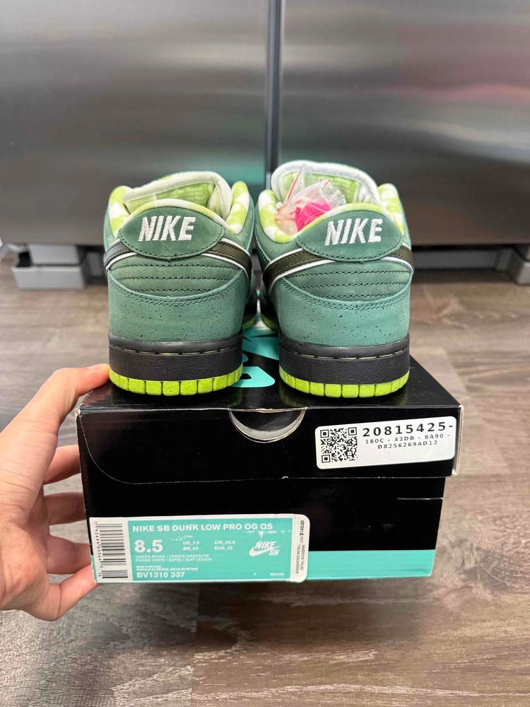 Nike SB Dunk Low Concepts Green Lobster Sz 8.5
