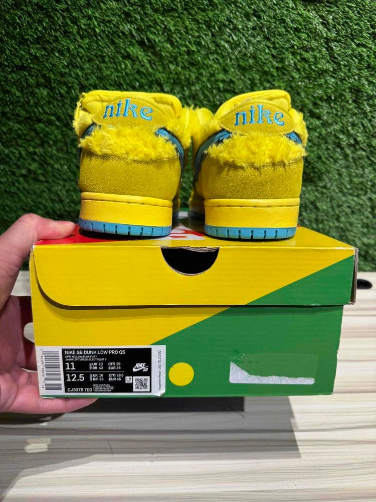 Nike SB Dunk Low Grateful Dead Bears Opti Yellow Sz 11