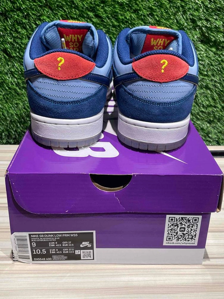 Nike SB Dunk Low Pro Why So Sad? Sz 9