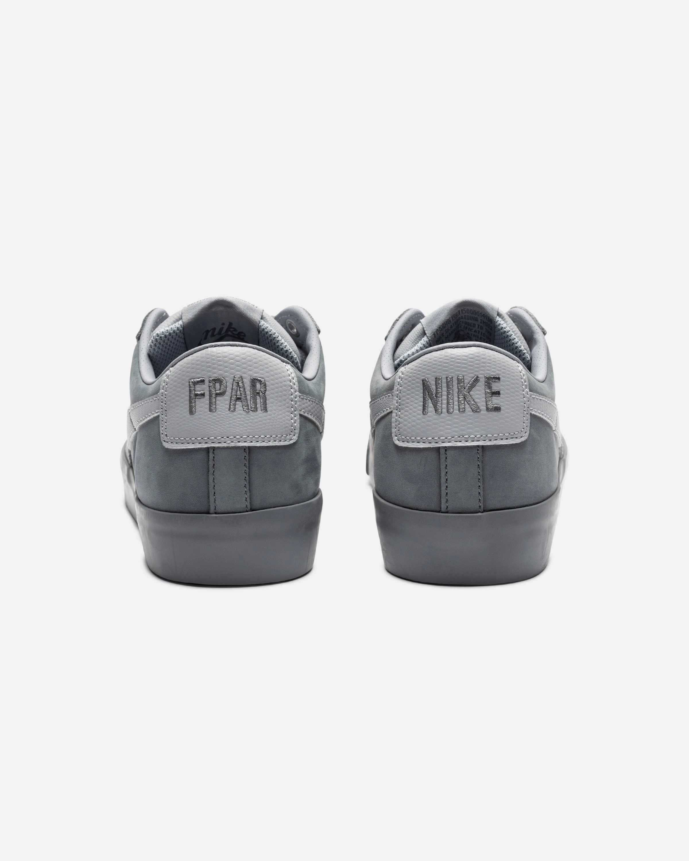 NIKE SB X FPAR ZOOM BLAZER LOW - COOLGREY/ WOLFGREY