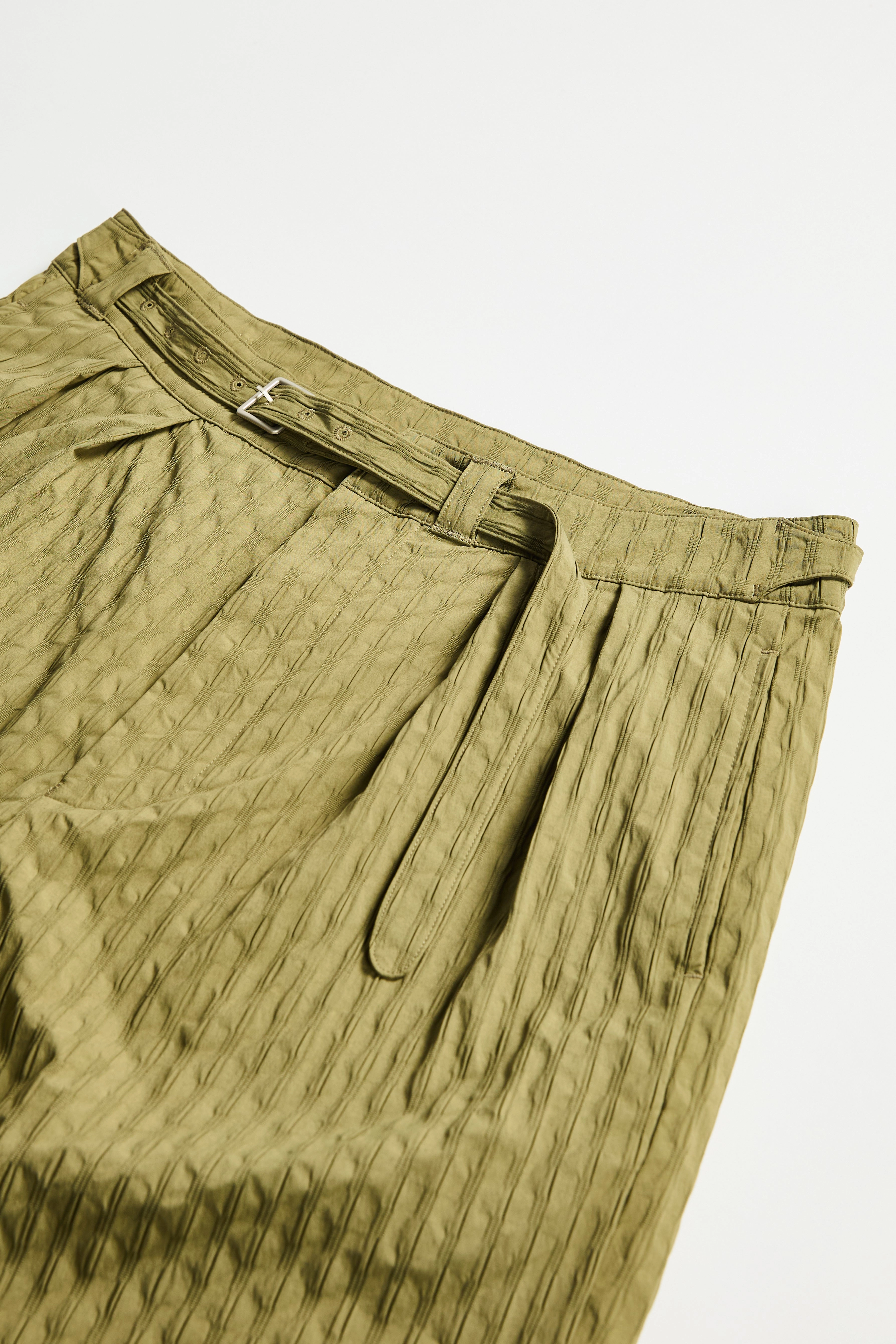 Nylon Spandex Jacquard Gurkha Shorts