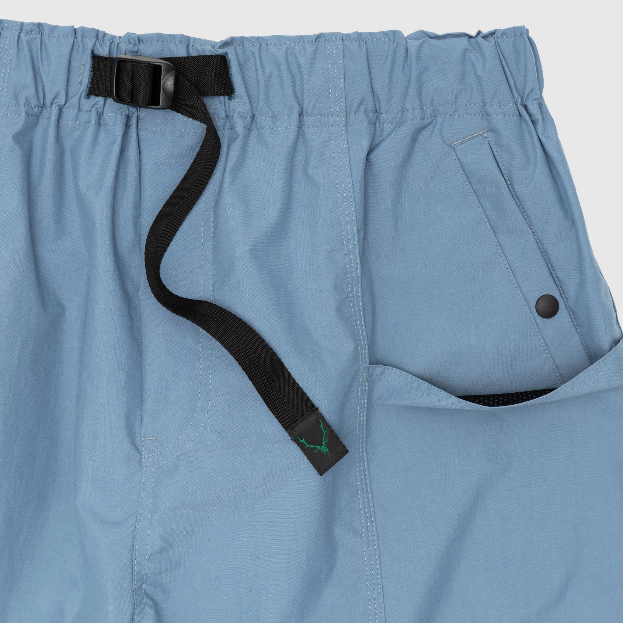 NYLON TAFFETA BELTED C.S SHORT