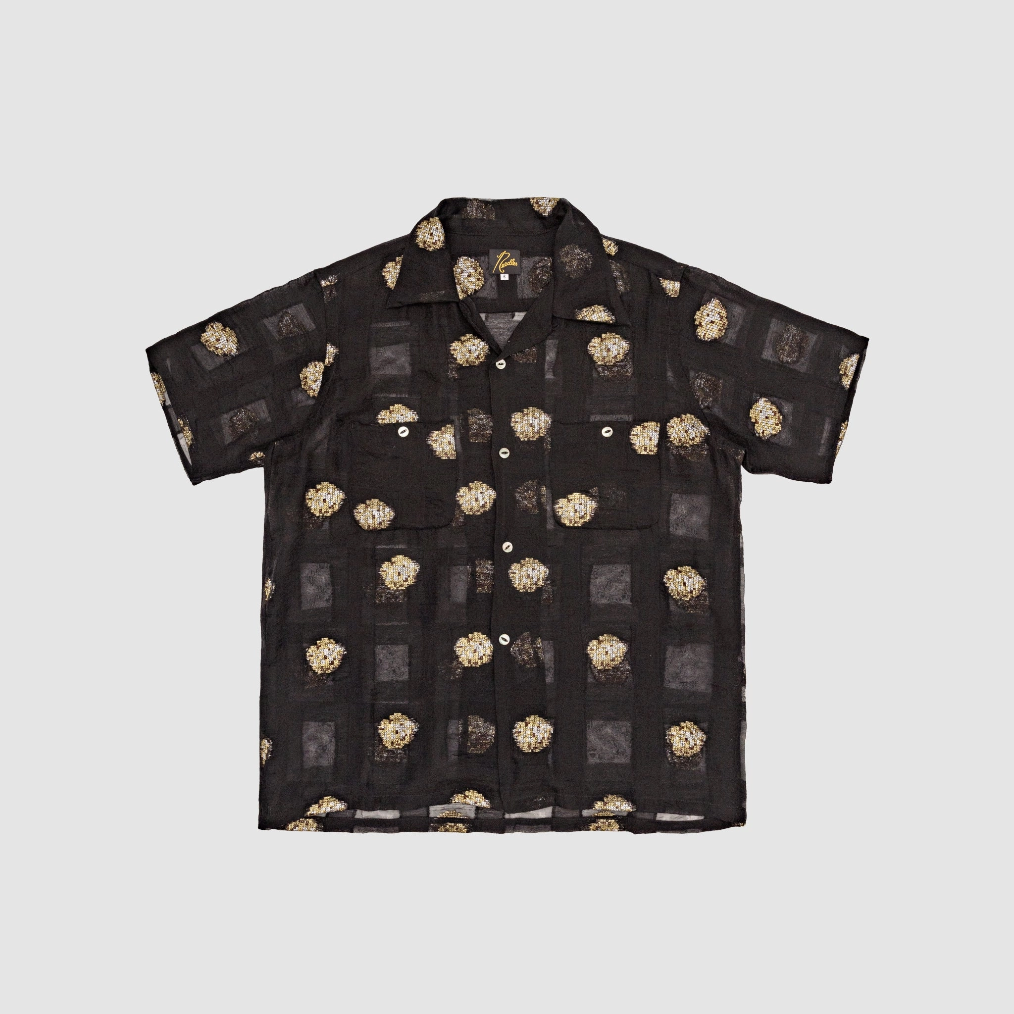 ORIENTAL LAME JAQUARD ONE-UP SHIRT