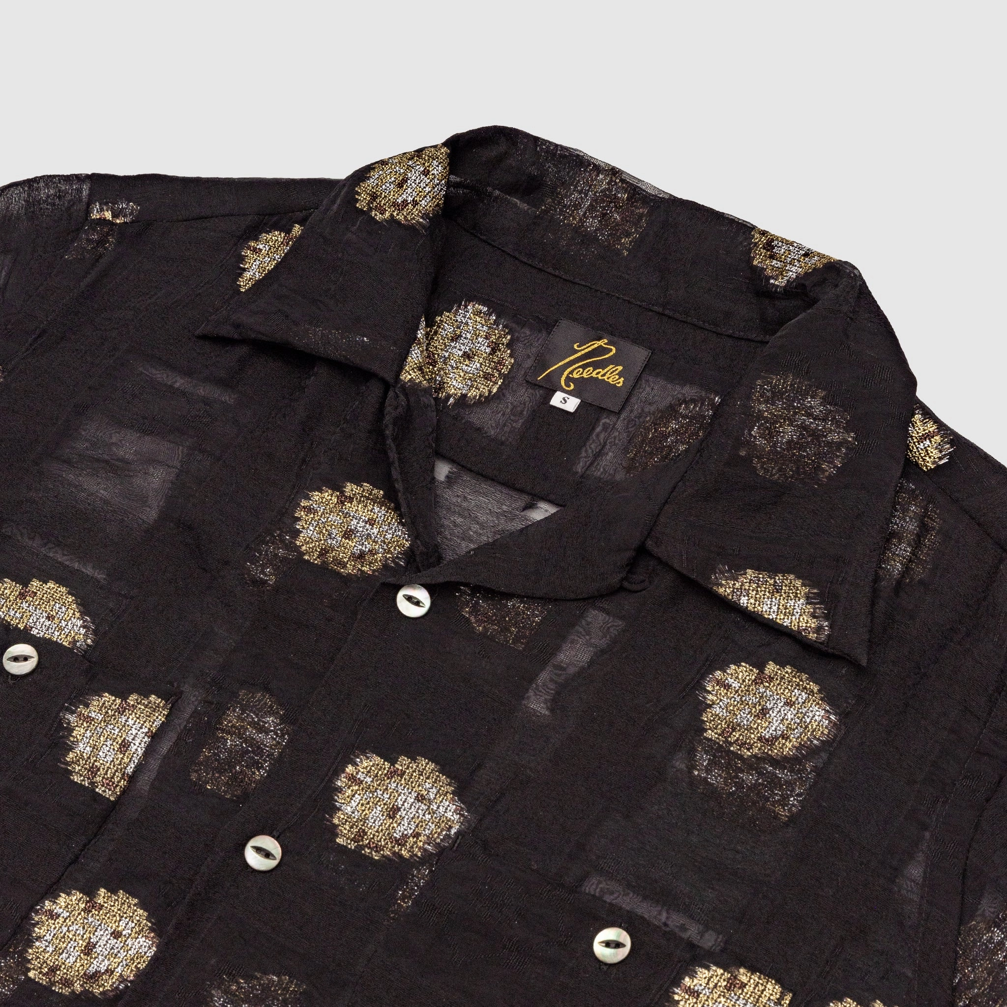 ORIENTAL LAME JAQUARD ONE-UP SHIRT