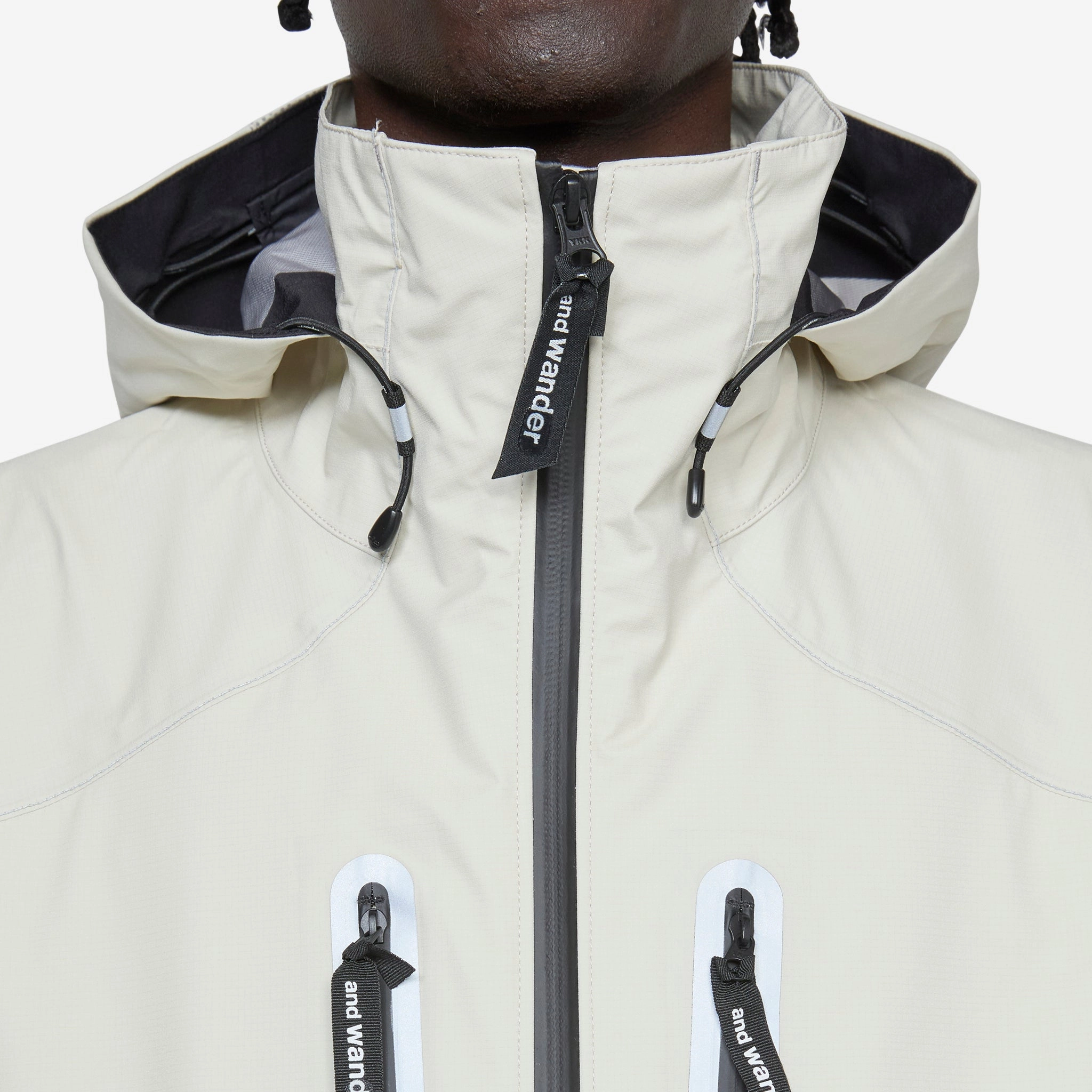 PERTEX SHIELD Rain Jacket Off White