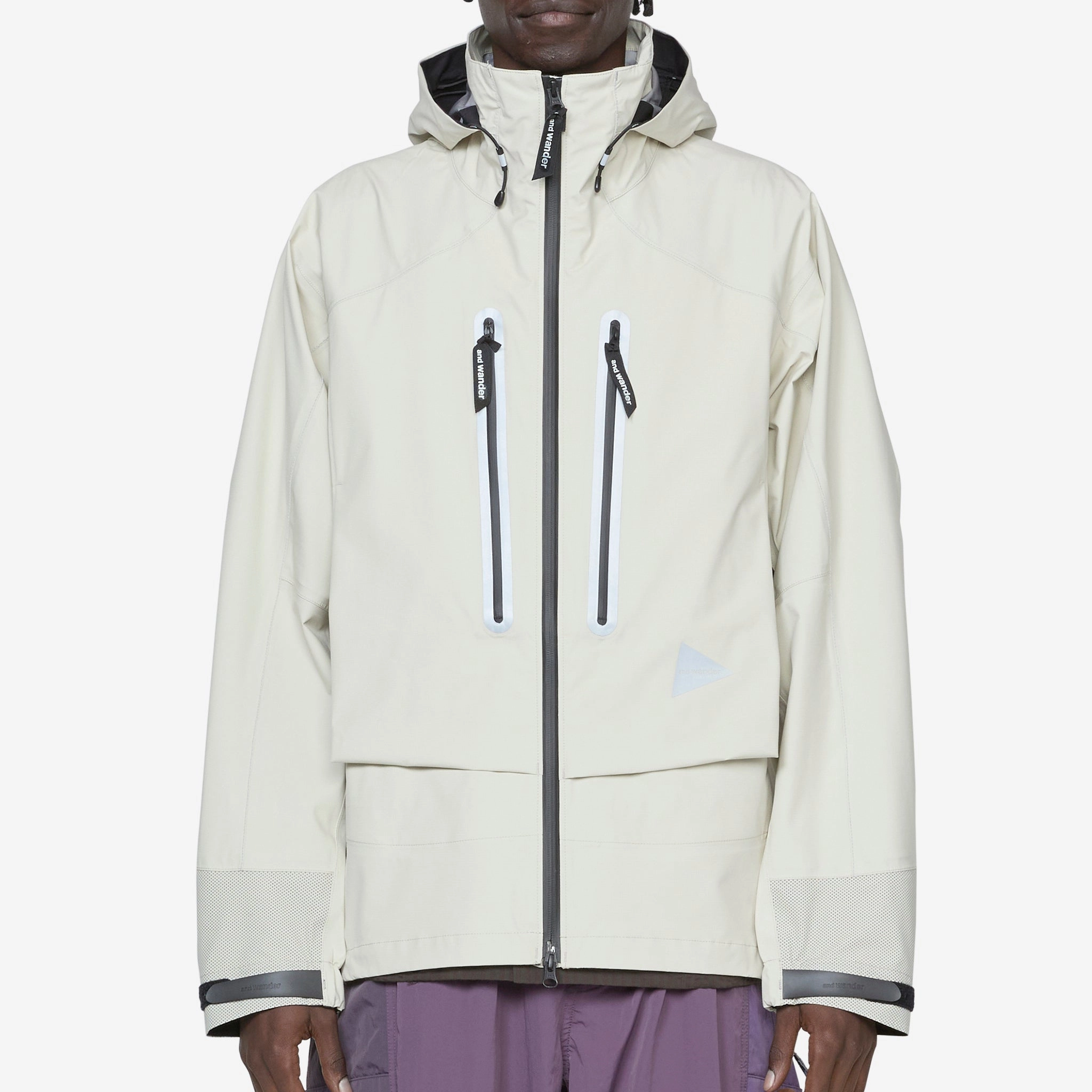 PERTEX SHIELD Rain Jacket Off White