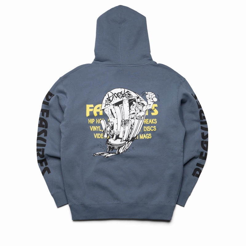 Pleasures Sections Hoodie - Storm Blue