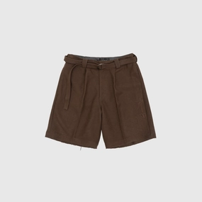 PLEATED SUIT SHORT