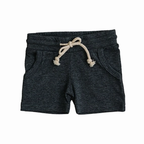 Pocket Cotton Shorts - Charcoal - FINAL SALE