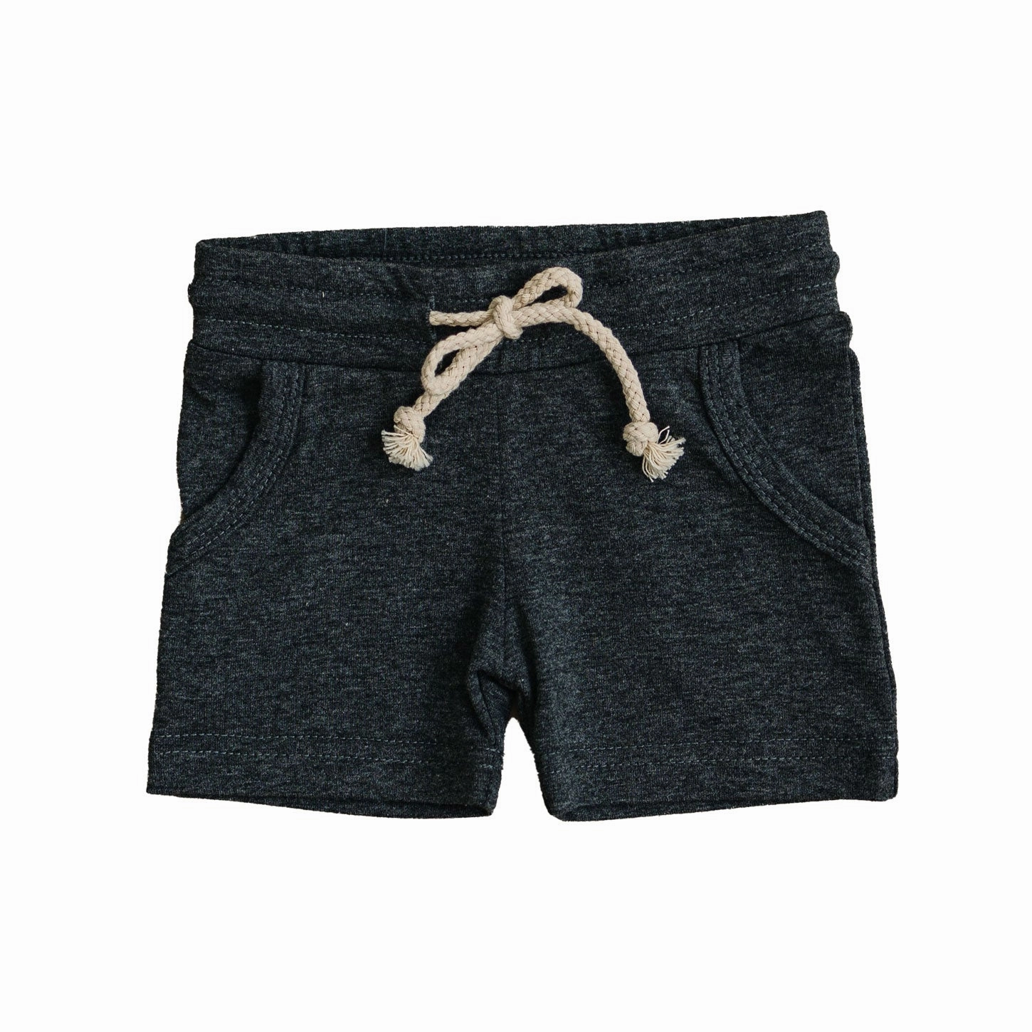 Pocket Cotton Shorts - Charcoal - FINAL SALE