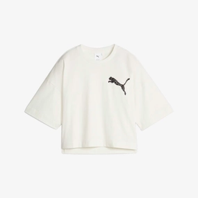 Puma | SWAROVSKI CRYSTALS TEE  { WHITE