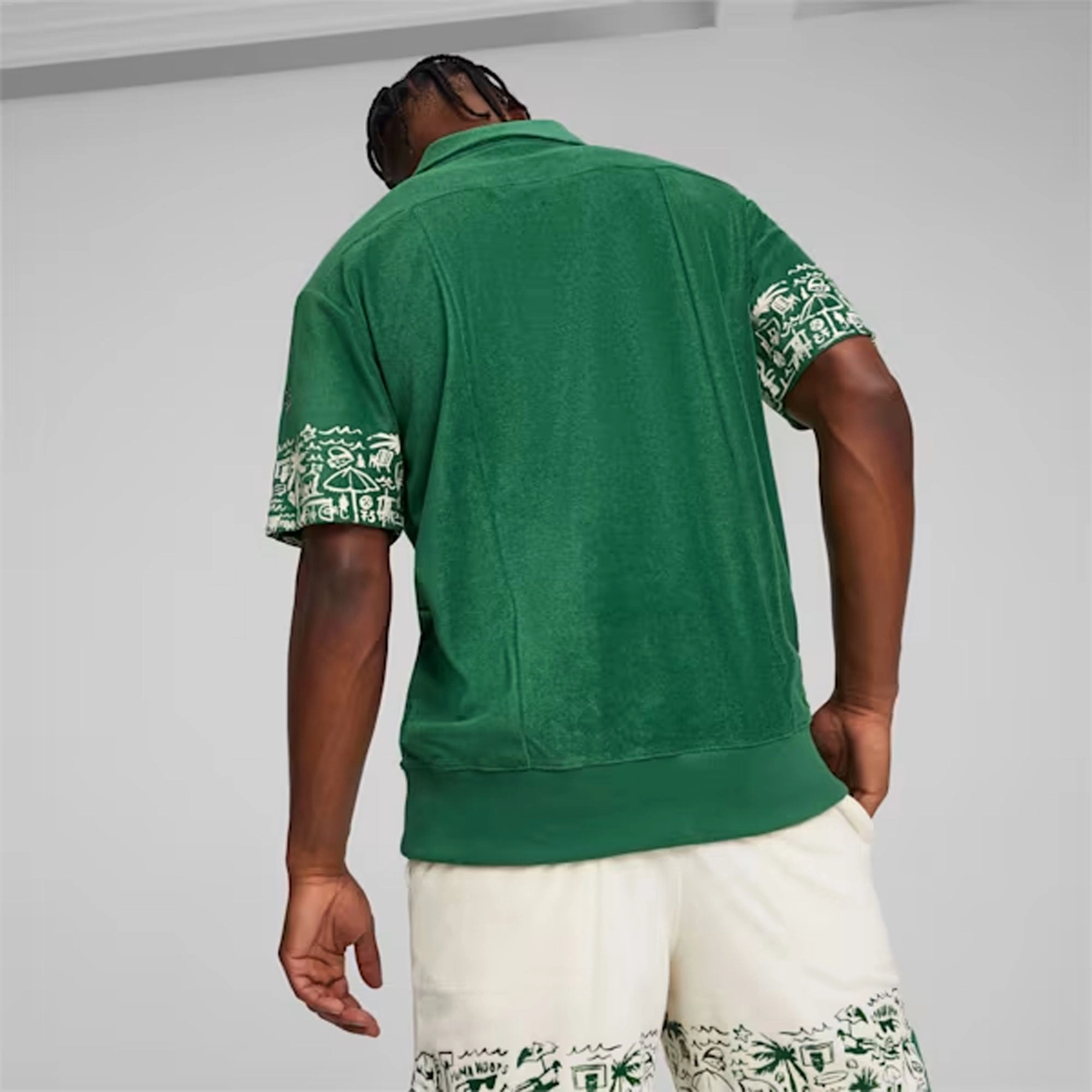 PUMA | THE FAIRGROUNDS TERRY BASKETBALL POLO { VINE