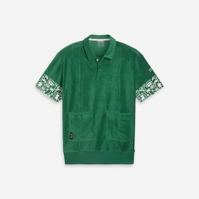 PUMA | THE FAIRGROUNDS TERRY BASKETBALL POLO { VINE