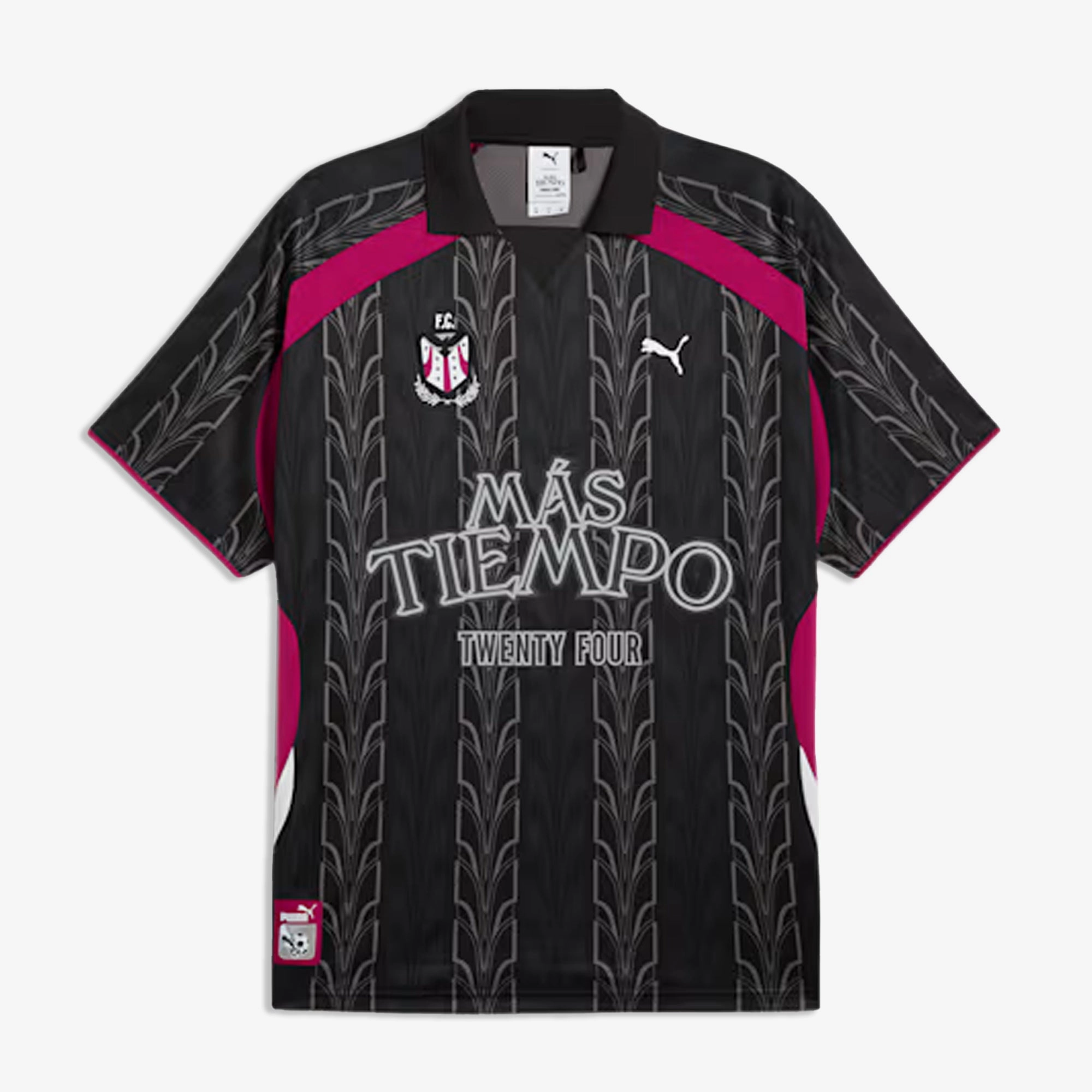 PUMA | X MAS TIEMPO RELAXED FIT JERSEY { BLACK/PINK