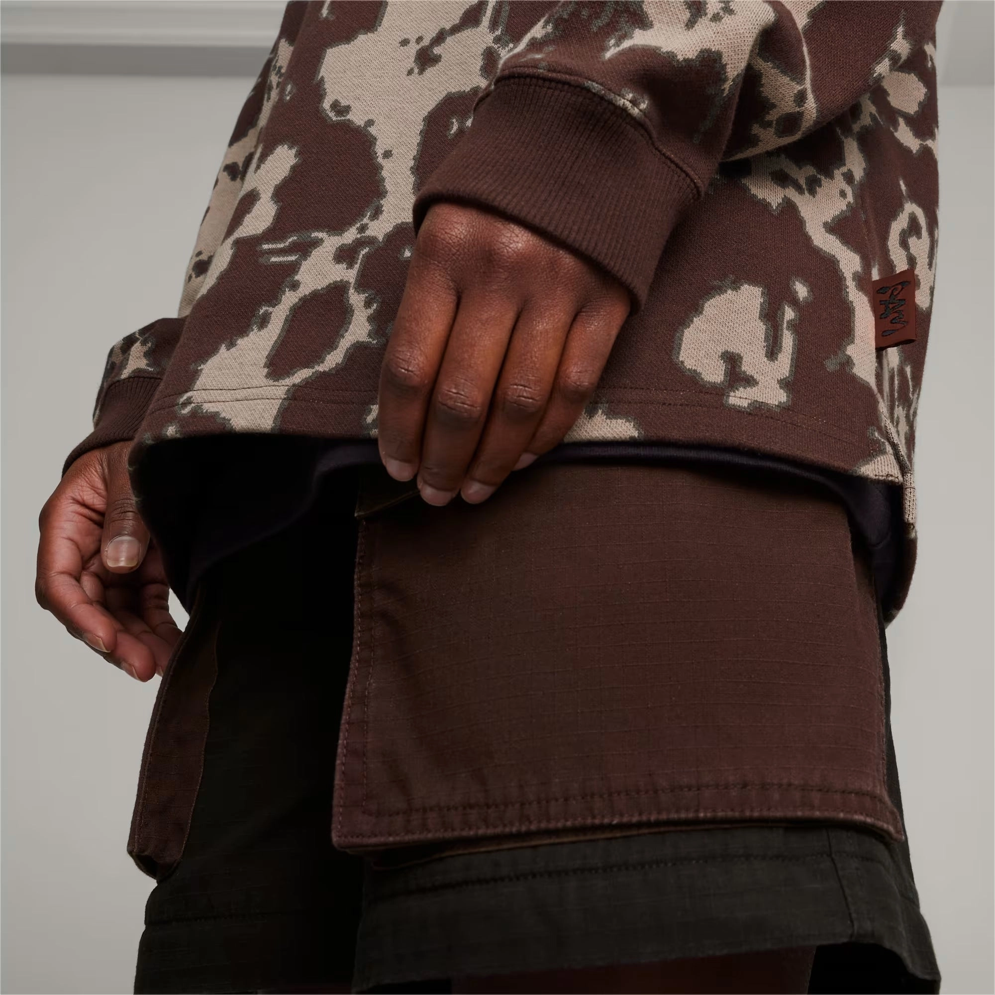 Puma | x PERKS AND MINI RUGBY SHIRT  { DARK CHOCOLATE