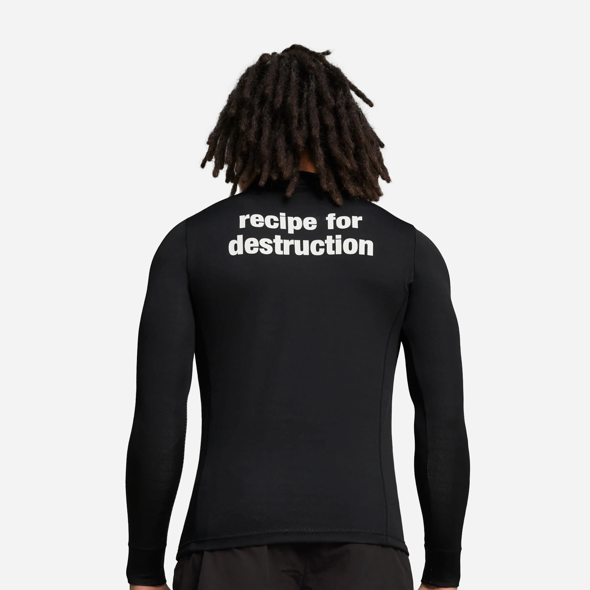 Puma | x PLEASURES BASE LAYER  { BLACK/WHITE