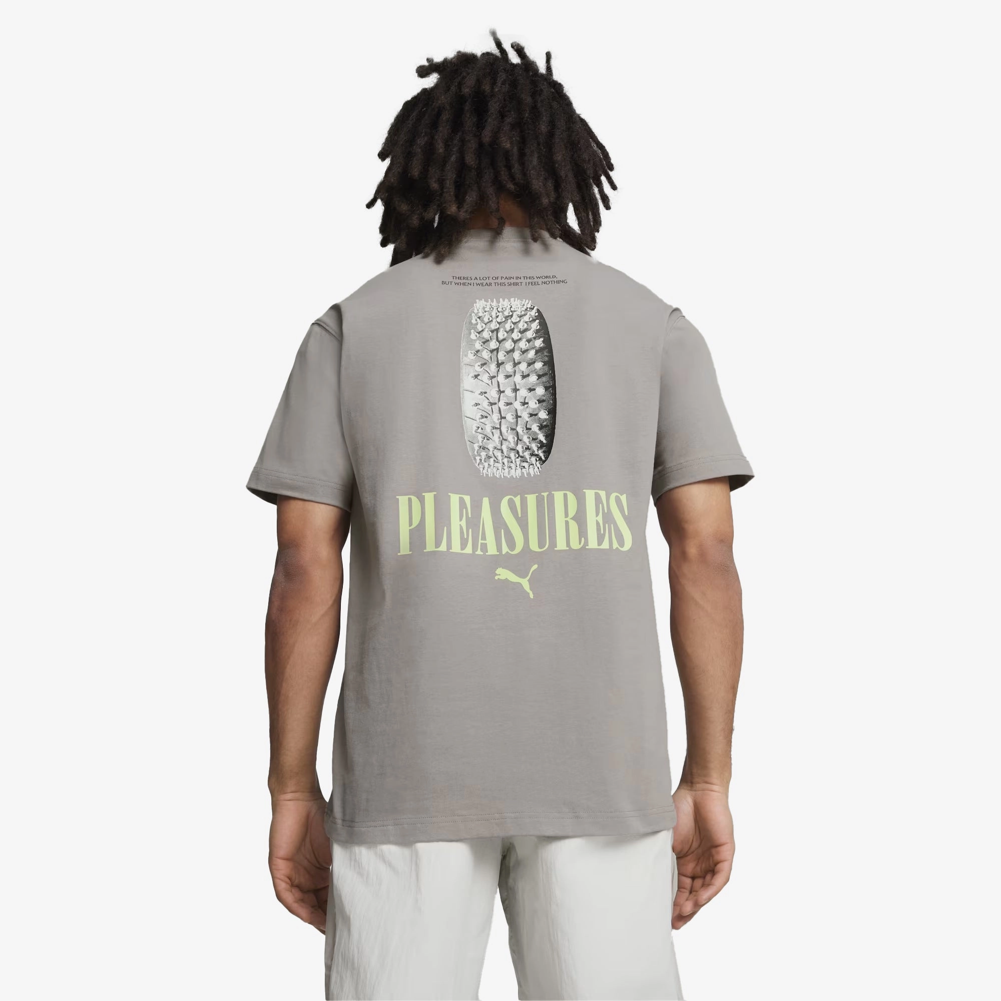 Puma | x PLEASURES GRAPHIC TEE  { STORMY SLATE