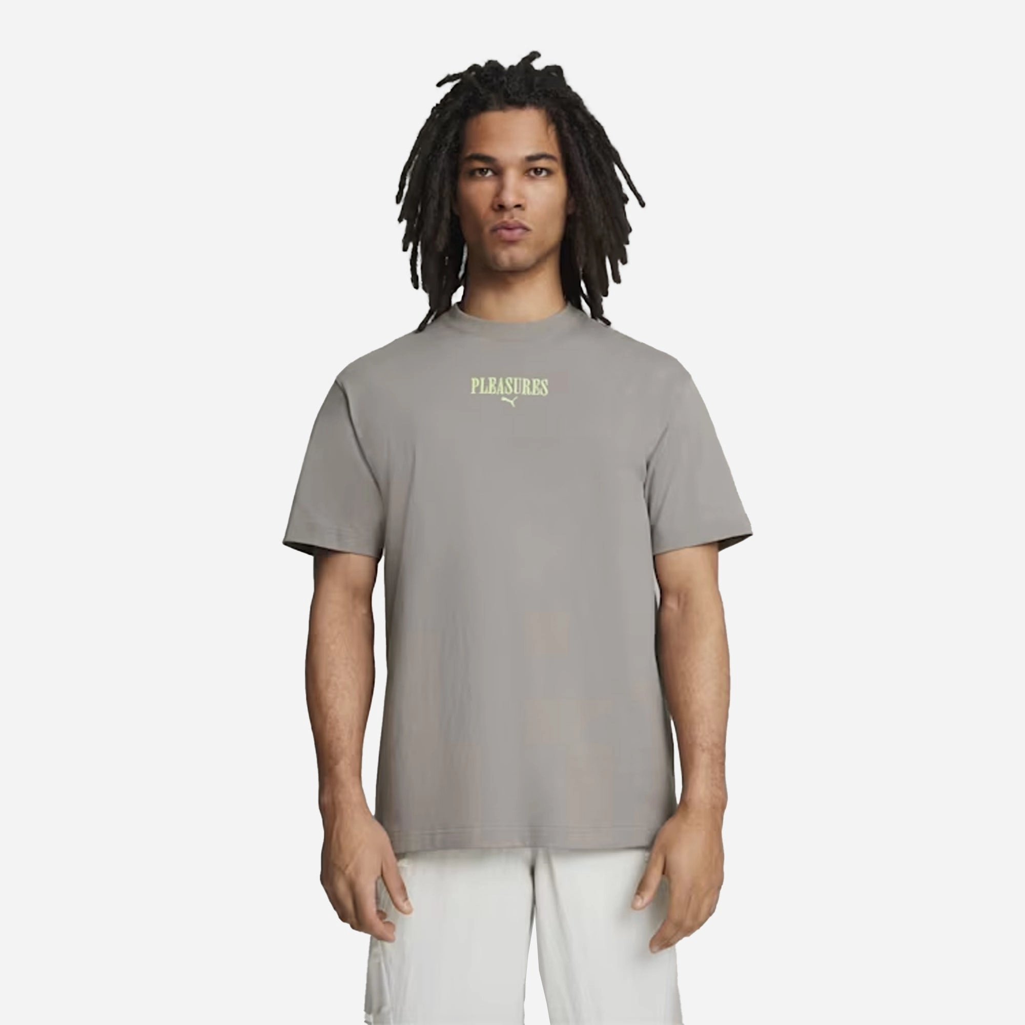 Puma | x PLEASURES GRAPHIC TEE  { STORMY SLATE