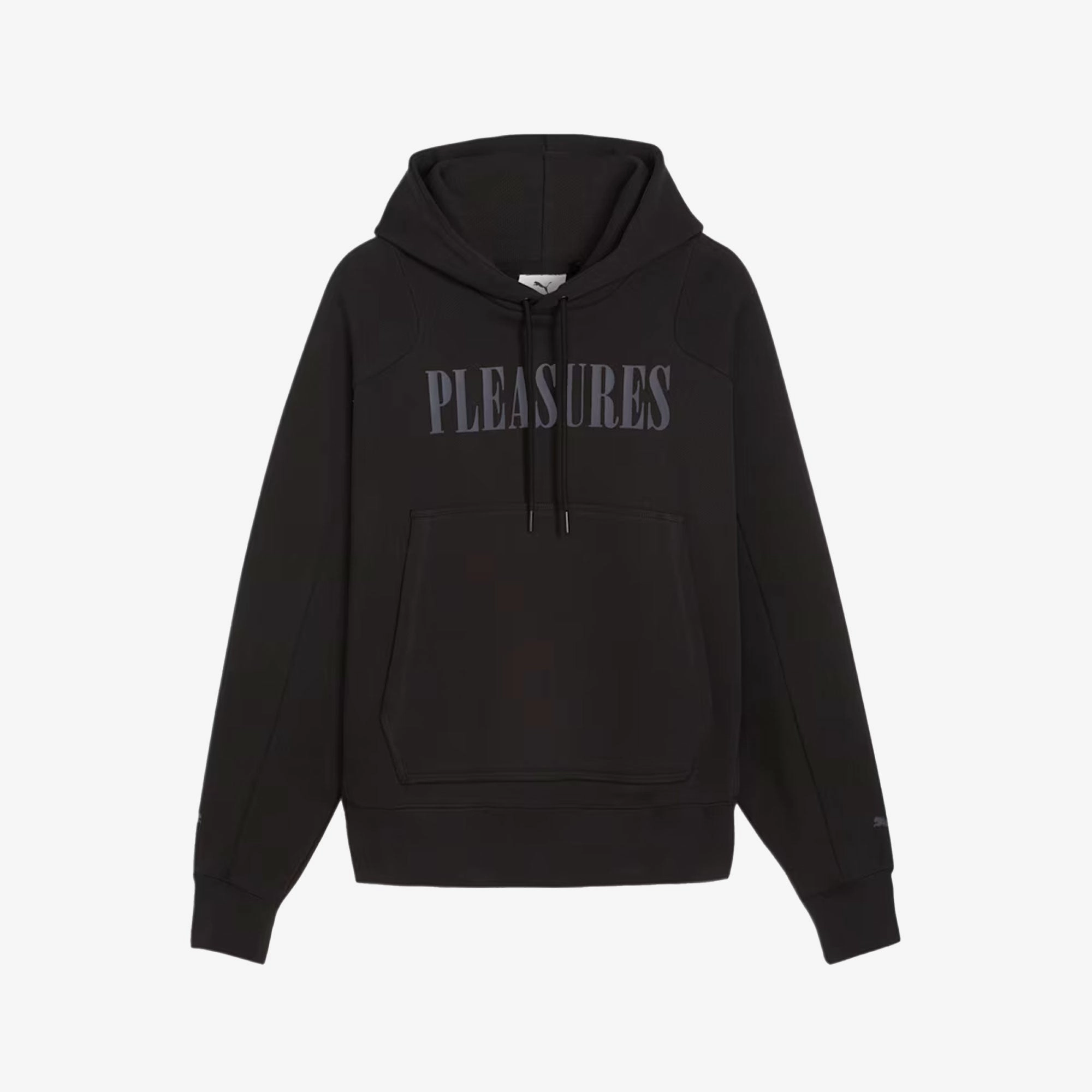 Puma | x PLEASURES HOODIE  { BLACK