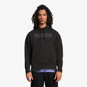 Puma | x PLEASURES HOODIE  { BLACK