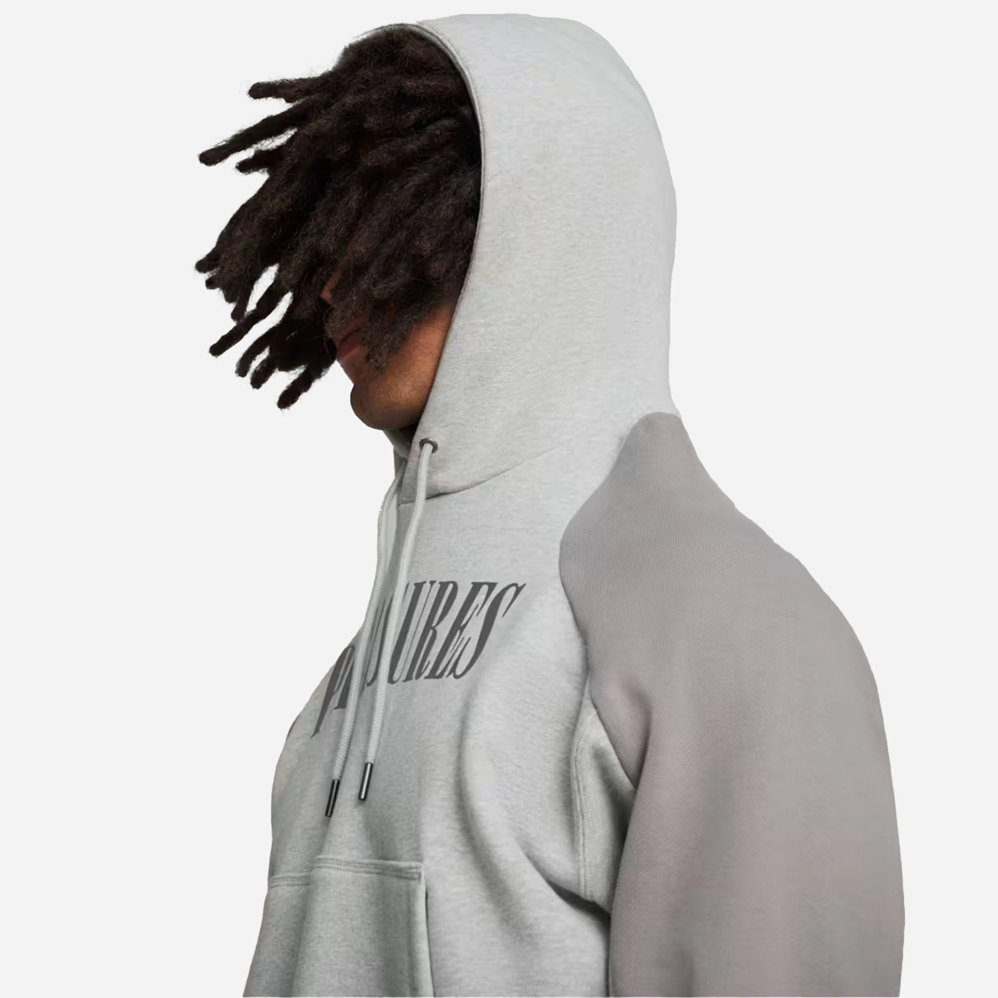 Puma | x PLEASURES HOODIE  { LIGHT GRAY HEATHER