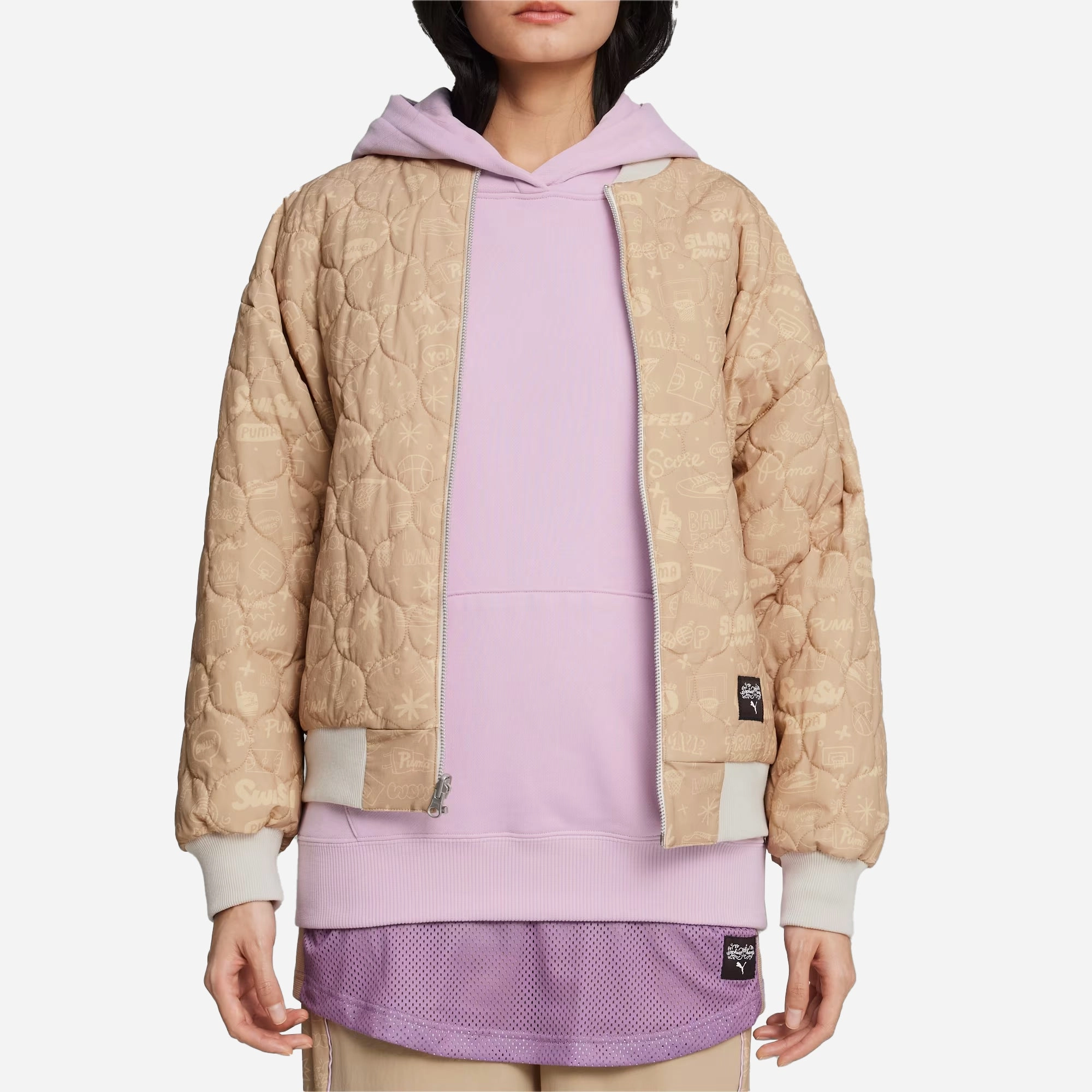 Puma | x SOPHIA CHANG BOMBER JACKET  { GRAPE MIST
