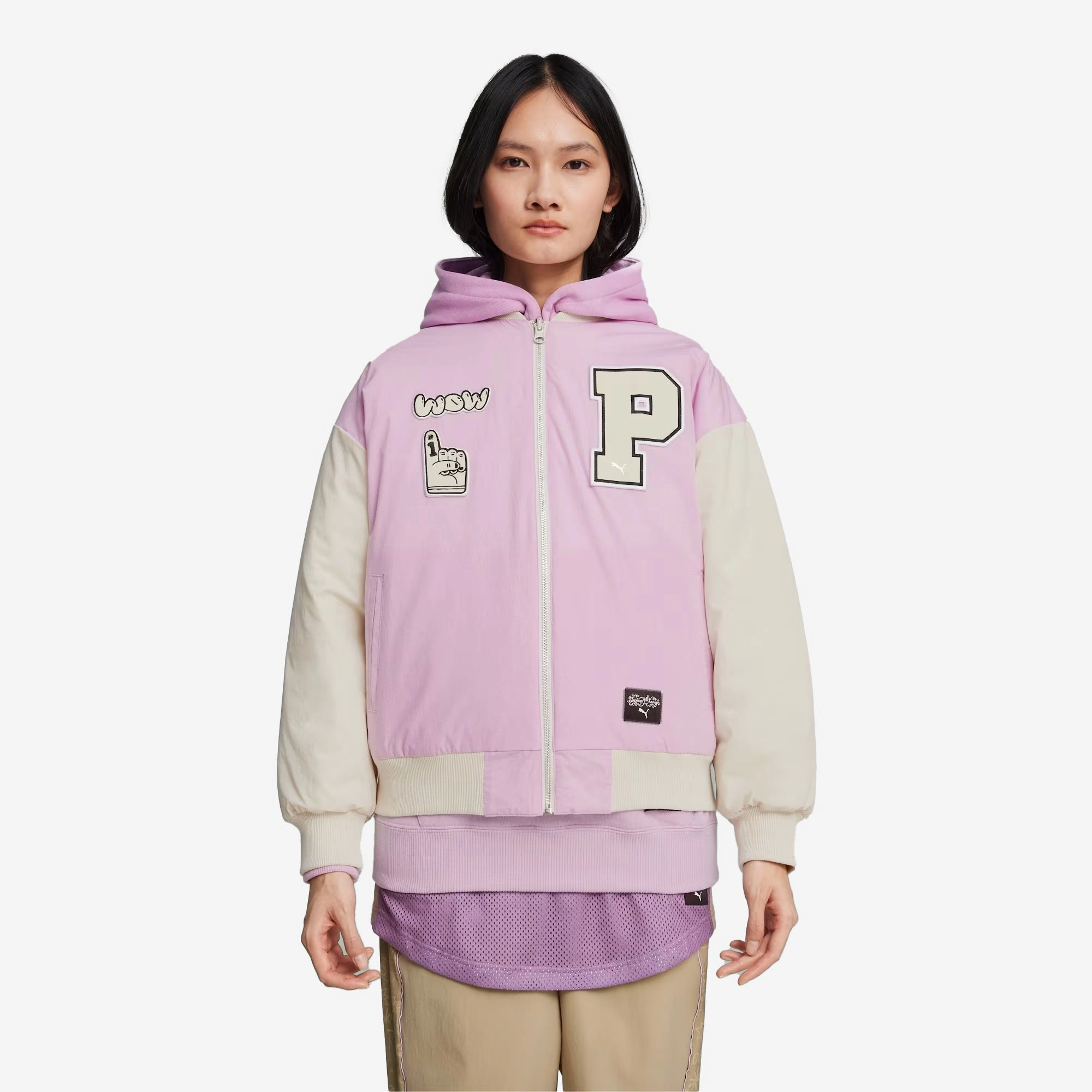 Puma | x SOPHIA CHANG BOMBER JACKET  { GRAPE MIST