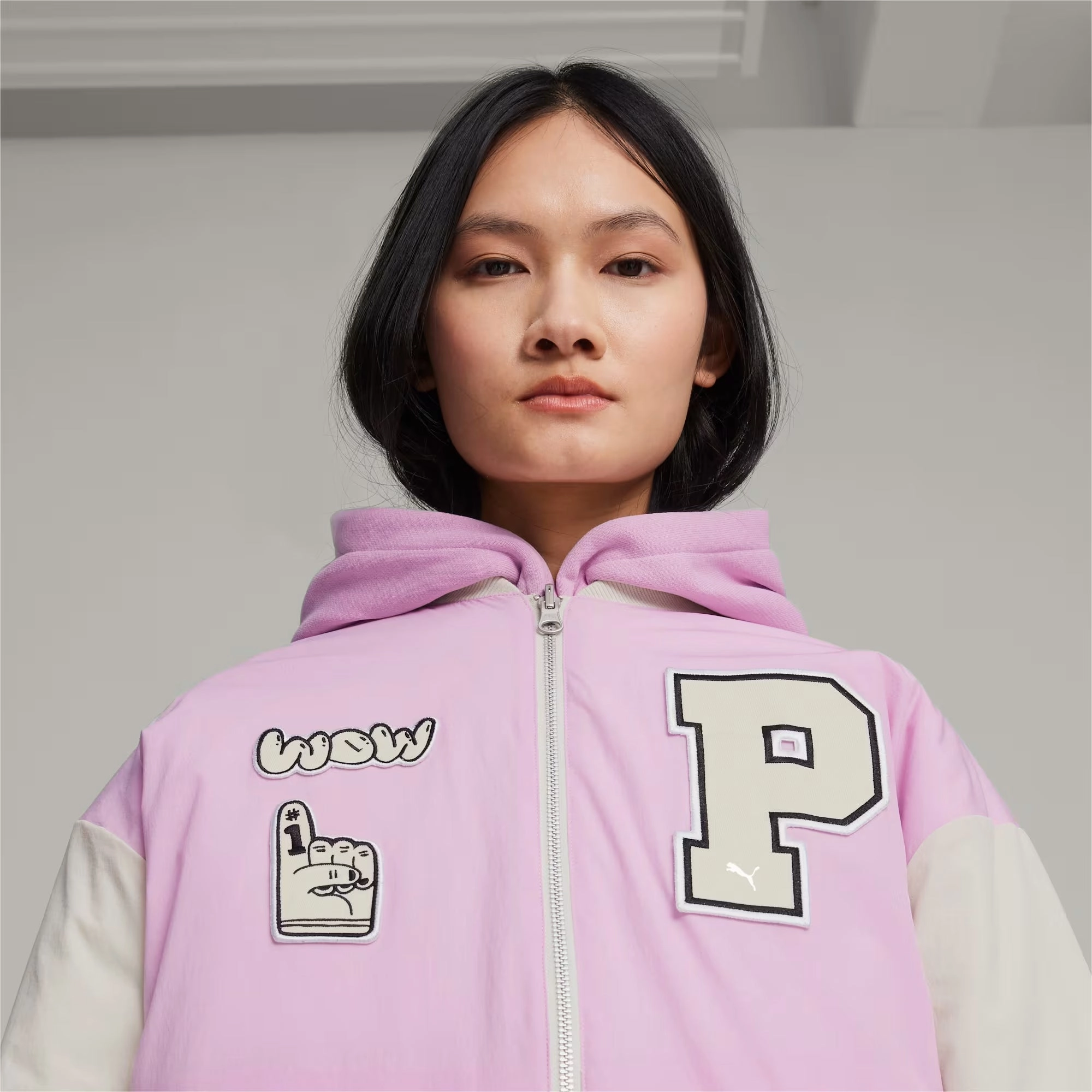 Puma | x SOPHIA CHANG BOMBER JACKET  { GRAPE MIST