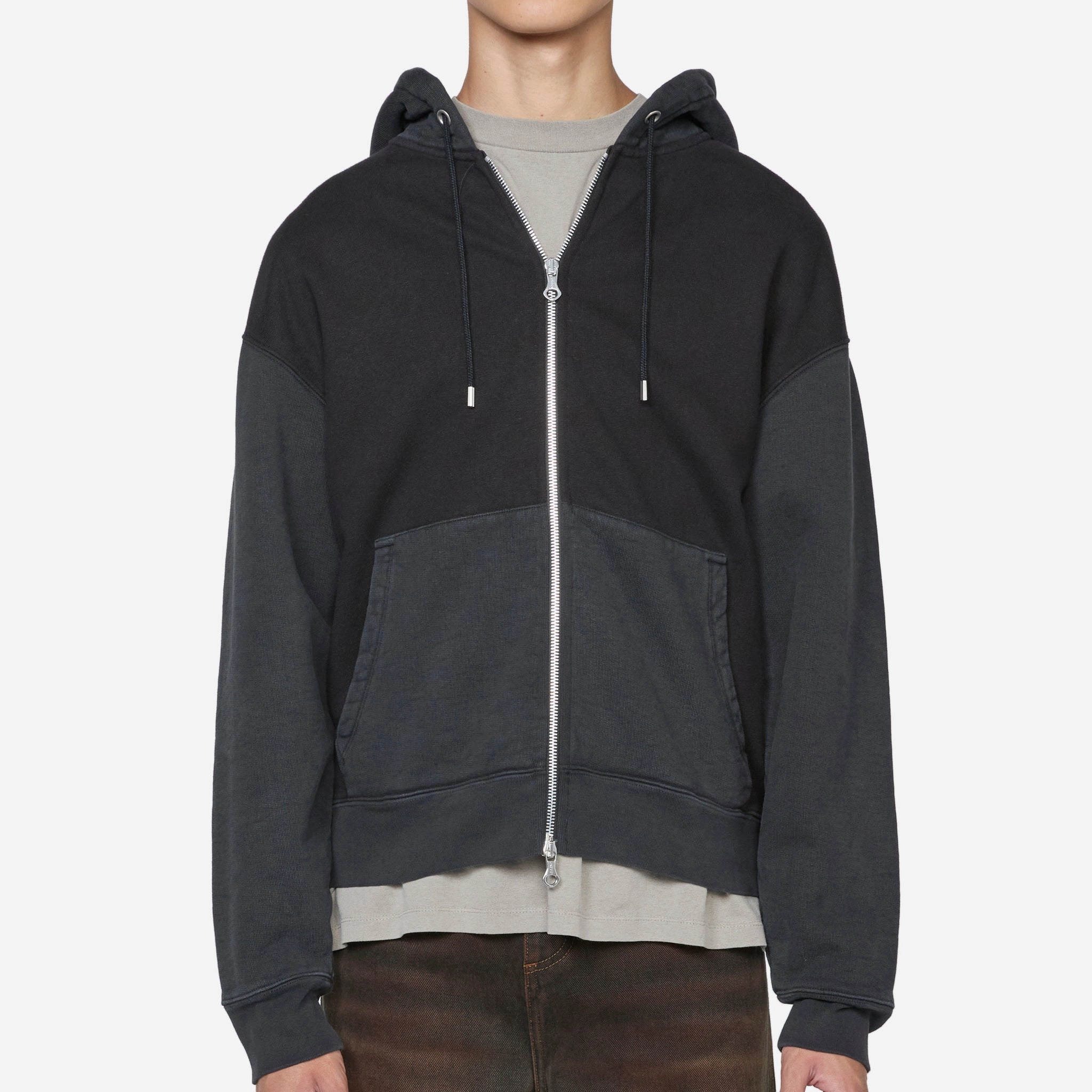 Rascal Hood Pigment Black Hefty Fleece