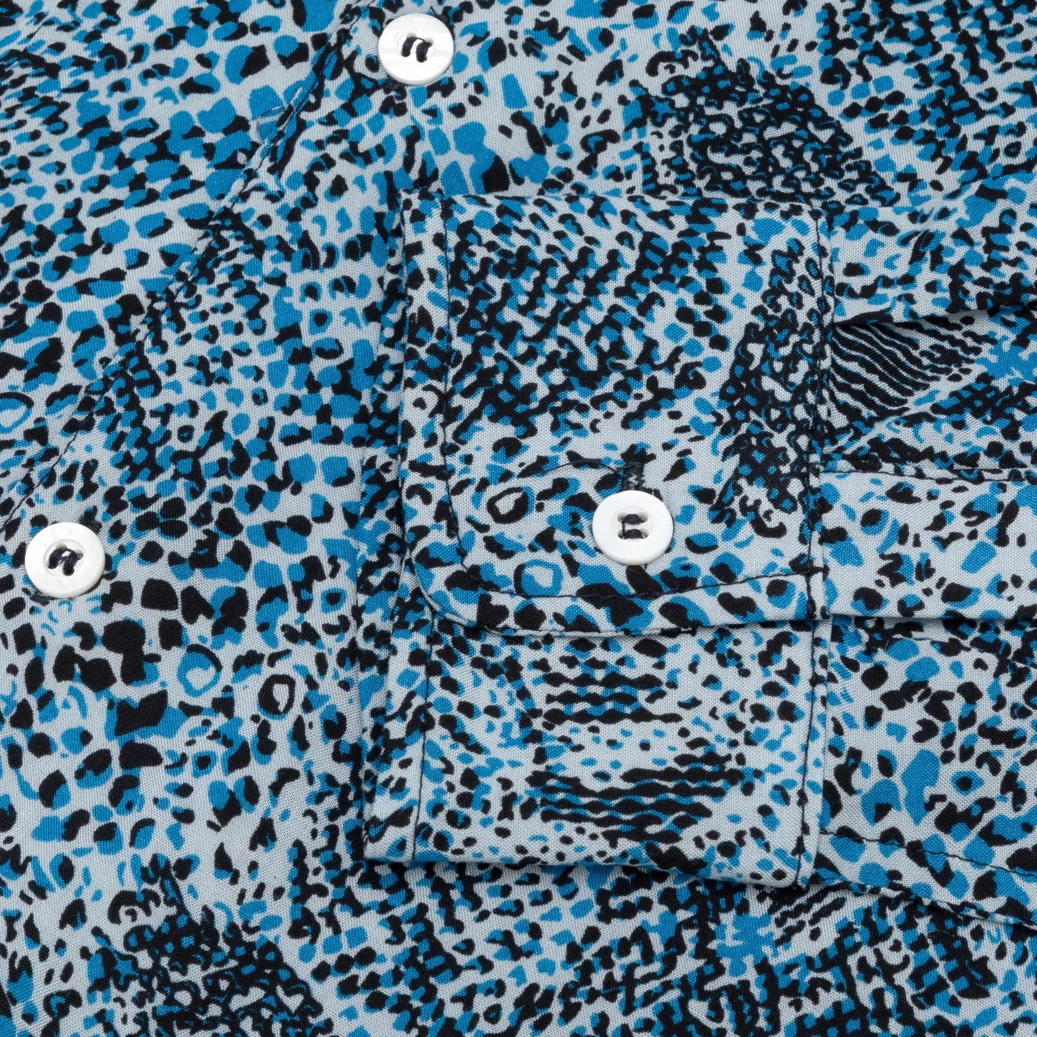 RAYON CAMP COLLAR L/S SHIRT