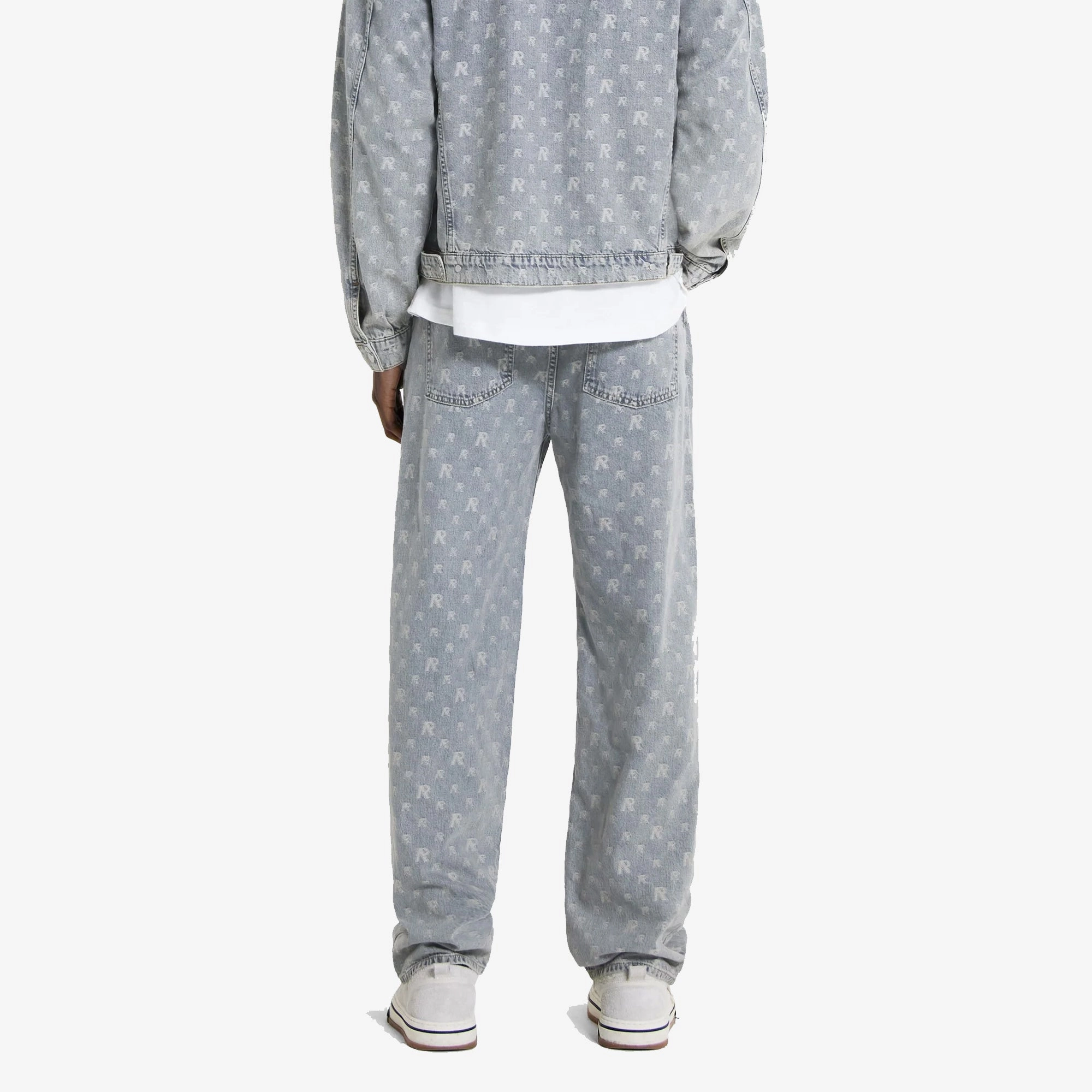 Represent | R3 MONOGRAM BAGGY DENIM  { STONE WASH