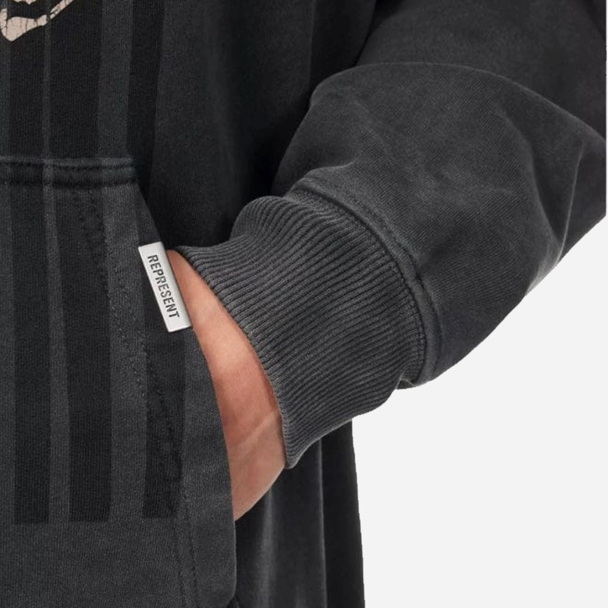 Represent | SPIRITS MASCOT HOODIE  { AGED BLACK
