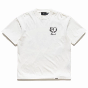 Represent Crest Tee - Flat White