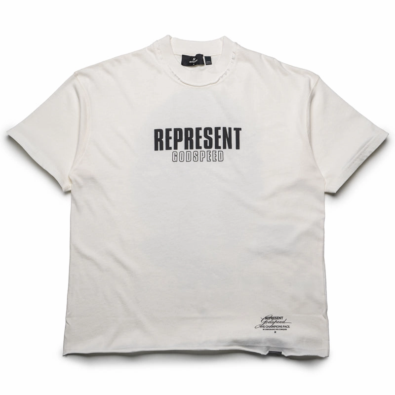 Represent Godspeed Tee - Flat White