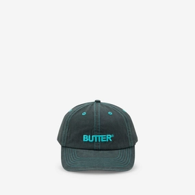 Rounded Logo 6 Panel Cap Black