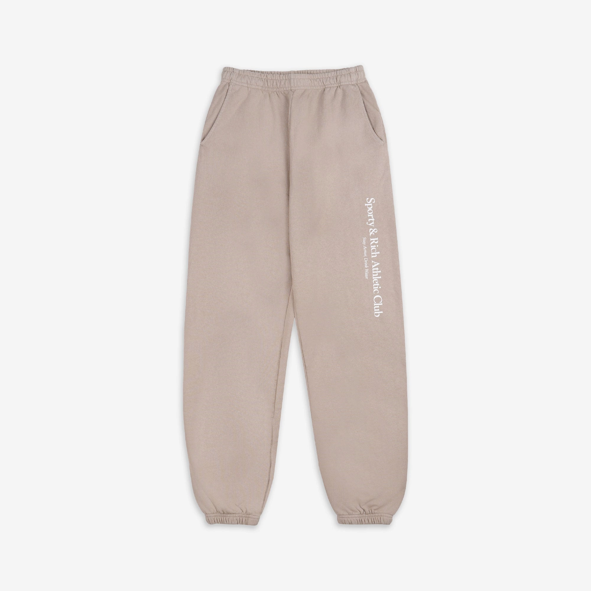 SPORTY & RICH | ATHLETIC CLUB SWEATPANT { ELEPHANT/WHITE